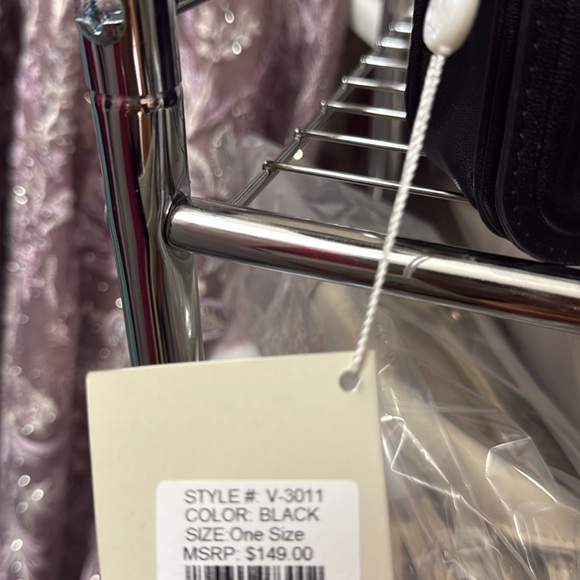 Valentino Orlandi Black Leather crossbody/Clutch - Picture 10 of 17